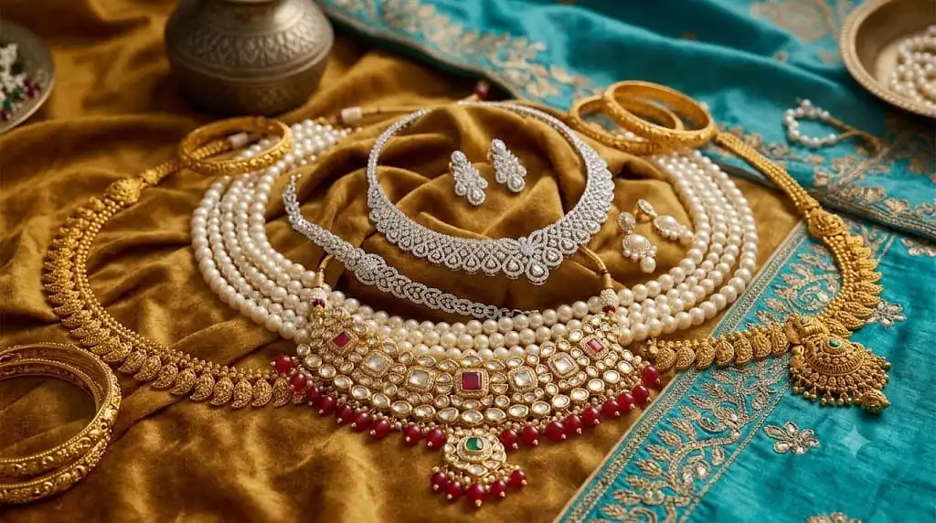 A Complete Guide to Jewellery Varieties: Kundan, CZ Diamond, City Gold & Pearl Collections