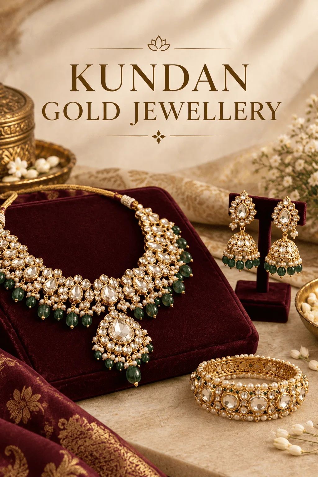 kundan gold jewellery